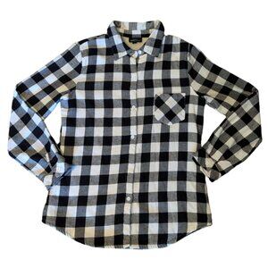 Korus Apparel Shacket Sherpa Lined Plaid Flannel Jacket Women's Size Medium